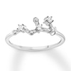 Thumbnail Image 1 of Leo Zodiac Ring 1/10 ct tw Diamonds Sterling Silver