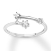 Thumbnail Image 1 of Aries Zodiac Ring 1/10 ct tw Diamonds Sterling Silver