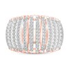 Diamond Ring 1 ct tw Round-cut 14K Two-Tone Gold