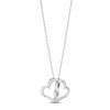 Thumbnail Image 1 of Hallmark Diamonds Heart Necklace 1/15 ct tw Sterling Silver 18"