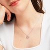 Thumbnail Image 3 of Hallmark Diamonds Heart Necklace 1/15 ct tw Sterling Silver 18&quot;