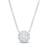 Thumbnail Image 1 of KAY Lab-Grown Diamonds Necklace 1/2 ct tw 14K White Gold 19&quot; (F/SI2)