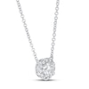 Thumbnail Image 1 of Lab-Created Diamonds by KAY Necklace 1/2 ct tw 14K White Gold 19" (F/SI2)