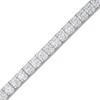 Lab-Created Diamonds by KAY Tennis Bracelet 5 ct tw Round 14K White Gold 7"