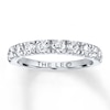 Thumbnail Image 1 of THE LEO Diamond Anniversary Ring 1 ct tw Round-cut 14K White Gold