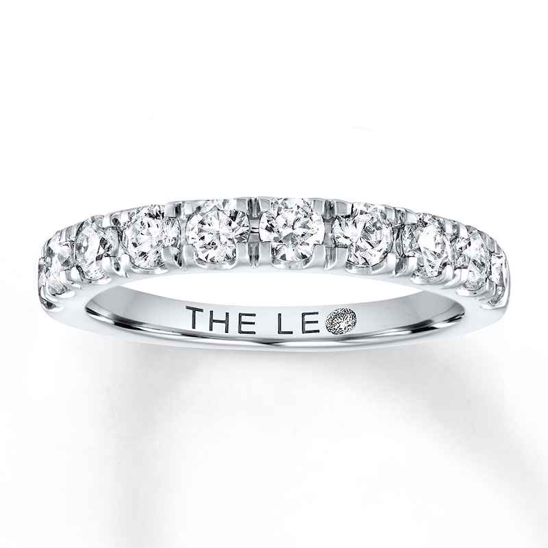 Main Image 1 of THE LEO Diamond Anniversary Ring 1 ct tw Round-cut 14K White Gold