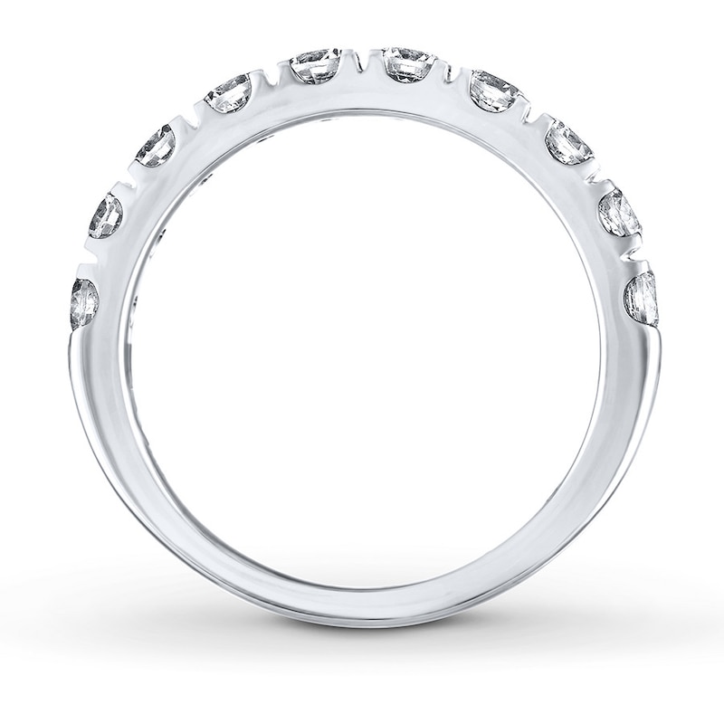 THE LEO Diamond Anniversary Ring 1 ct tw Round-cut 14K White Gold
