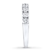 Thumbnail Image 3 of THE LEO Diamond Anniversary Ring 1 ct tw Round-cut 14K White Gold