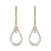 Love + Be Loved Diamond Earrings 1/2 ct tw 10K Yellow Gold