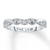 Thumbnail Image 0 of THE LEO Diamond Wedding Band 1/4 ct tw Round-cut 14K White Gold