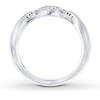 Thumbnail Image 1 of THE LEO Diamond Wedding Band 1/4 ct tw Round-cut 14K White Gold