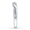 Thumbnail Image 3 of THE LEO Diamond Wedding Band 1/4 ct tw Round-cut 14K White Gold