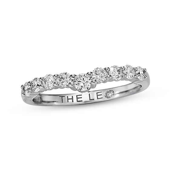 THE LEO Diamond Enhancer Ring 1/2 ct tw Round-cut 14K White Gold