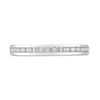 Thumbnail Image 3 of THE LEO Diamond Wedding Band 3/8 ct tw Round-cut 14K White Gold