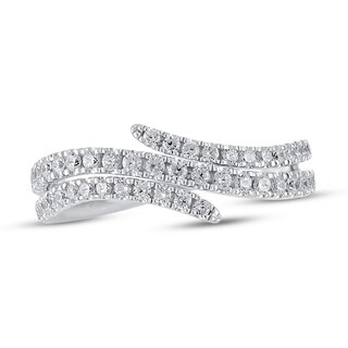 THE LEO Diamond Anniversary Ring 1/2 ct tw Round-cut 14K White Gold | Kay