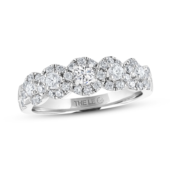 Kay THE LEO Diamond Anniversary Ring 3/4 ct tw Round-cut 14K White Gold