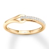 Thumbnail Image 0 of Love + Be Loved Diamond Ring 1/10 ct tw Round 10K Yellow Gold