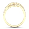 Thumbnail Image 2 of Love + Be Loved Diamond Fashion Ring 1/6 ct tw 10K Yellow Gold