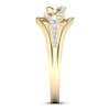 Thumbnail Image 3 of Love + Be Loved Diamond Fashion Ring 1/6 ct tw 10K Yellow Gold