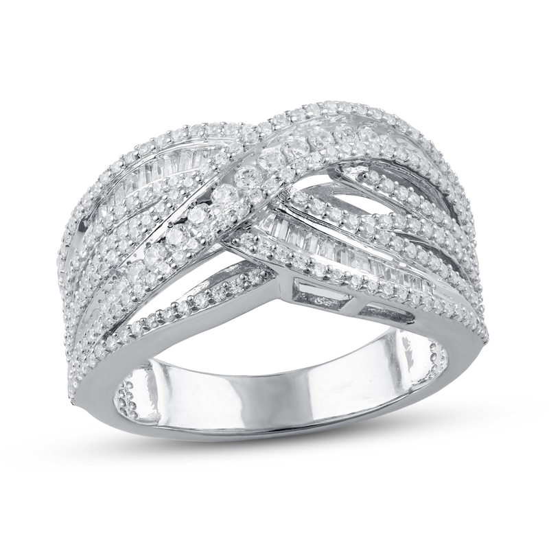 Main Image 1 of Diamond Ring 1 ct tw Sterling Silver