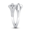 Thumbnail Image 2 of Love + Be Loved Diamond Fashion Ring 1/3 ct tw 10K White Gold