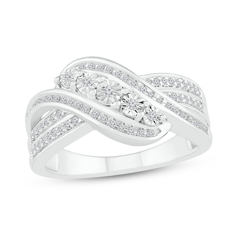 Diamond Ring 1/5 ct tw Sterling Silver | Kay