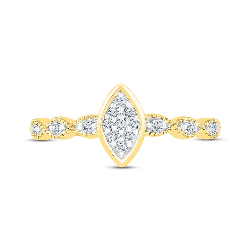 Diamond Ring 1/8 ct tw 10K Yellow Gold