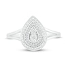 Thumbnail Image 1 of Diamond Ring 1/20 ct tw Pear-shaped Sterling Silver