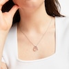 Thumbnail Image 2 of Hallmark Diamonds Hearts Necklace 1/4 ct tw 10K Rose Gold Sterling Silver 18”