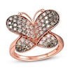 Thumbnail Image 0 of Le Vian Diamond Butterfly Ring 1 ct tw 14K Strawberry Gold