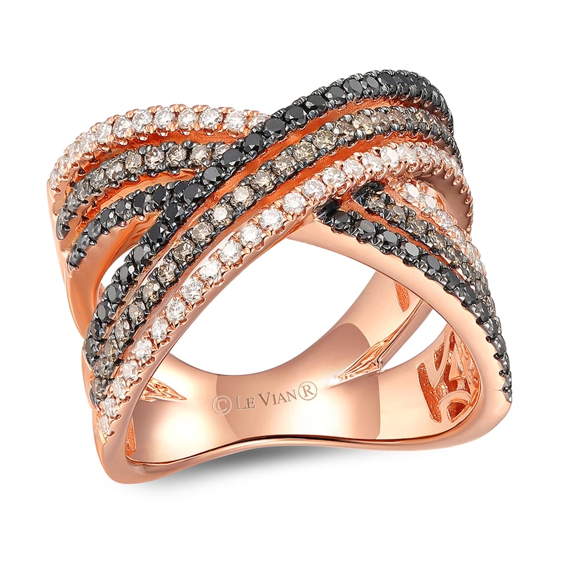 Main Image 1 of Le Vian Diamond Ring 1 ct tw 14K Strawberry Gold