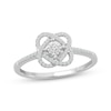 Thumbnail Image 0 of Center of Me Diamond Ring 1/5 ct tw 10K White Gold