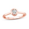 Thumbnail Image 0 of Center of Me Diamond Ring 1/10 ct tw 10K Rose Gold