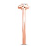 Thumbnail Image 2 of Center of Me Diamond Ring 1/10 ct tw 10K Rose Gold