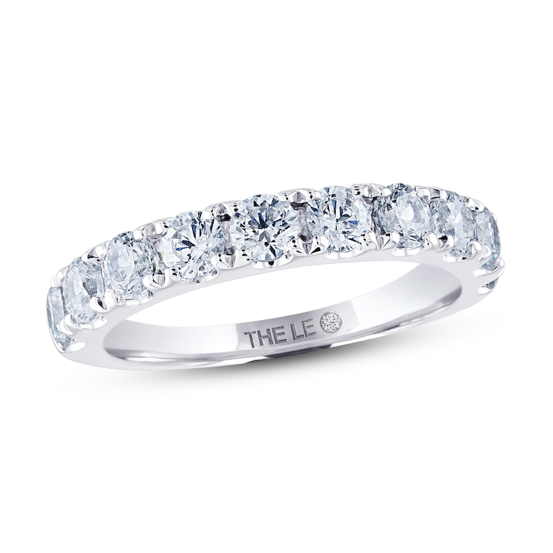 THE LEO Diamond Anniversary Ring 1-1/2 ct tw Round-cut 14K White Gold