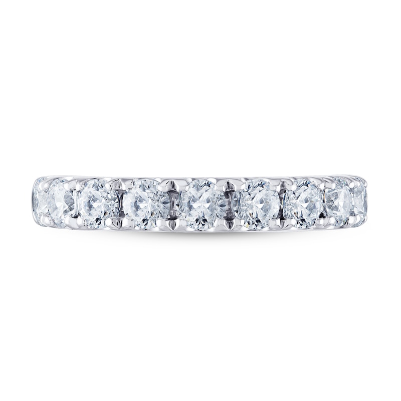 THE LEO Diamond Anniversary Ring 1-1/2 ct tw Round-cut 14K White Gold