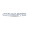 Thumbnail Image 2 of THE LEO Diamond Anniversary Ring 1/2 ct tw Round-cut 14K White Gold