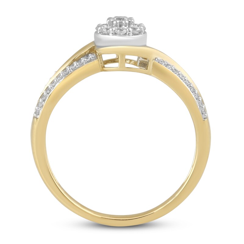 Diamond Ring 1/4 ct tw 10K Yellow Gold