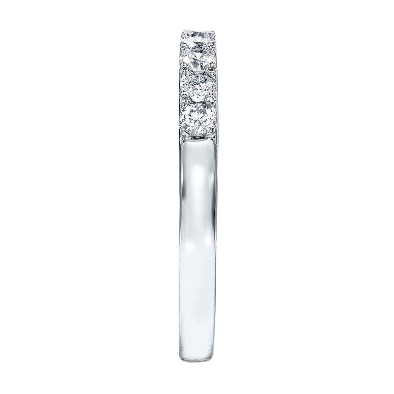 THE LEO Diamond Anniversary Ring 3/8 ct tw Round-cut 14K White Gold