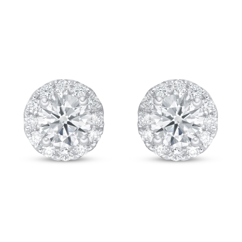 Lab-Created Diamonds by KAY Earrings 1 ct tw 14K White Gold (F/SI2)