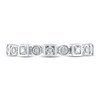 Thumbnail Image 2 of THE LEO Diamond Wedding Band 1/2 ct tw Princess & Round 14K White Gold