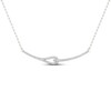 Love + Be Loved Diamond Necklace 1/6 ct tw Sterling Silver 18"