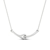 Love + Be Loved Diamond Necklace 1/6 ct tw Sterling Silver 18"