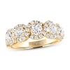 Thumbnail Image 0 of THE LEO Diamond Anniversary Ring 1-1/2 ct tw Round-cut 14K Yellow Gold