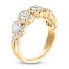 Thumbnail Image 1 of THE LEO Diamond Anniversary Ring 1-1/2 ct tw Round-cut 14K Yellow Gold