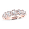 Thumbnail Image 0 of THE LEO Diamond Anniversary Ring 3/4 ct tw Round-cut 14K Rose Gold