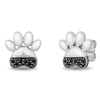 Thumbnail Image 0 of Disney Treasures 101 Dalmatians Black Diamond Earrings 1/10 ct tw Sterling Silver