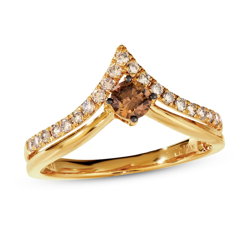 Main Image 1 of Le Vian Diamond Ring 1/2 ct tw 14K Honey Gold