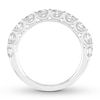 Thumbnail Image 2 of THE LEO Diamond Anniversary Band 1-1/2 ct tw 14K White Gold