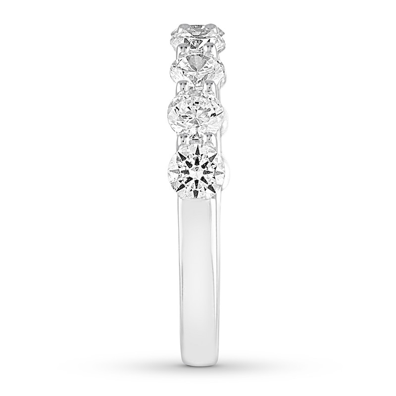 Main Image 3 of THE LEO Diamond Anniversary Band 1-1/2 ct tw 14K White Gold